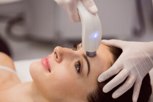 skin renewal with fractional laser treatment